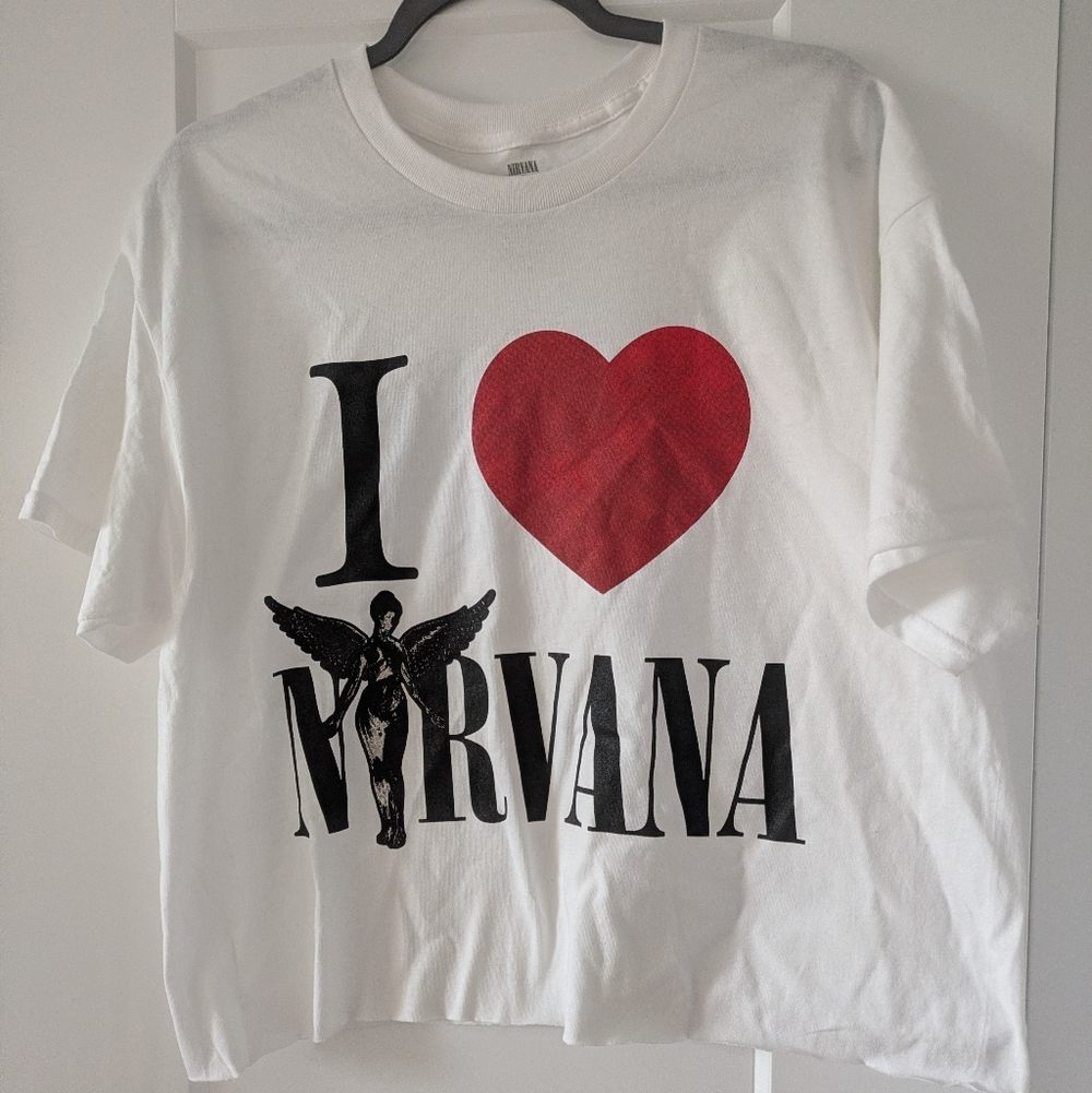 ❣️NWOT Nirvana Cotton Crop Women's Size L 🌙